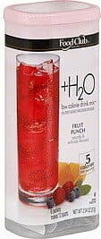 +H2O, Low Calorie Drink Mix, Fruit Punch