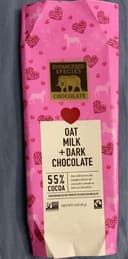 Oat Milk + 55% Dark Chocolate (Zebra Vday)