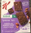 Chocolate almond fudge snack bars