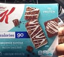 Brownie sundae protein snack bars