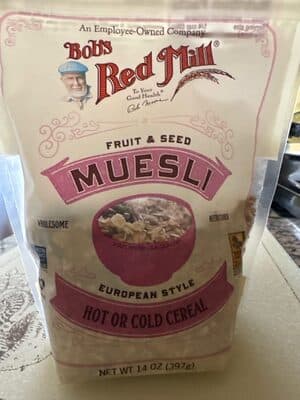 Fruit & Seed Muesli European Style Cereal
