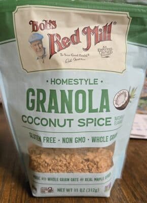 Coconut spice granola