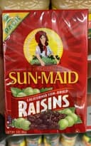 California sun dried raisins