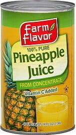 100% Pure Pineapple Juice