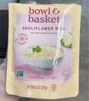 Bowl and basket cauliflower rice