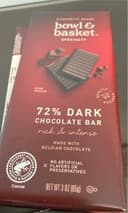 72% Dark Chocolate Bar