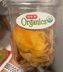 Organic mango slices