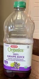 100% Grape Juice From Concentrate