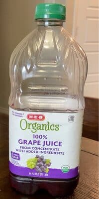 100% Grape Juice From Concentrate
