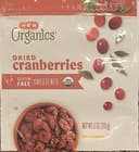 Dried cranberries