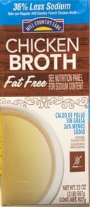 Chicken broth (Fat free)
