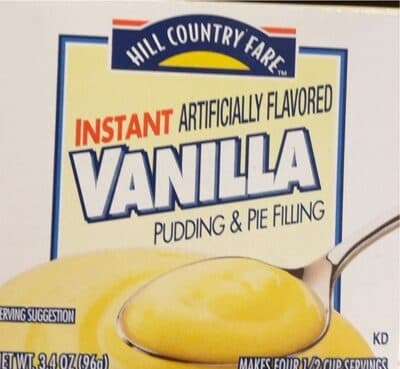 Instant Vanilla pudding