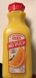 100% Orange Juice, No Pulp