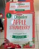 Apple Strawberry Yogurt Pouch