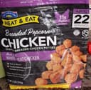Breaded popcorn chicken