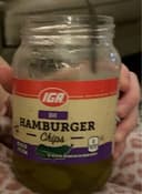 Hamburger Dill Slices