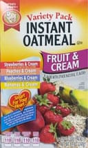 Instant oatmeal