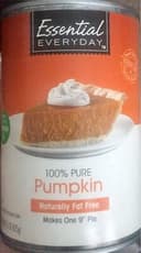 100% pure pumpkin