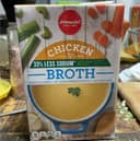 33% less sodium ready to serve chicken broth