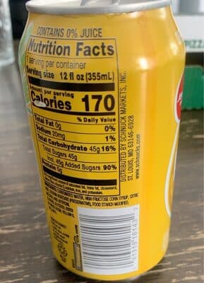 Caffeine free pineapple soda