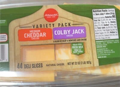 A blend of colby & monterey jack cheese variety pack