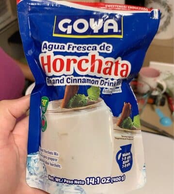 Agua fresca horchata