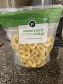 Sweetend banana chips
