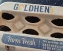 Golden farm fresh eggs