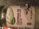 Coconut oil unrefined, cold-pressed virgin oil