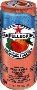 San pellegrino sparkling prickly pear & orange beverage
