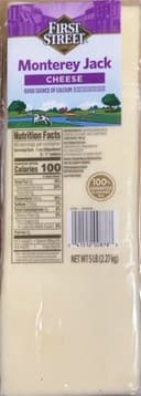 First street monterey jack cheese