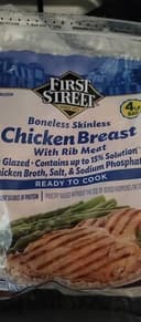 Chicken breast boneless skinless with rib meat