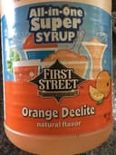All in one super syrup Orange Deelite