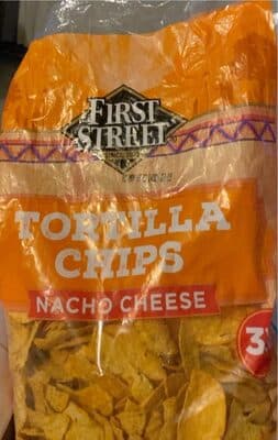 Tortilla chips nacho cheese