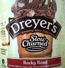 Light ice cream, rocky road