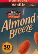 Almond breeze vanillé non sucré
