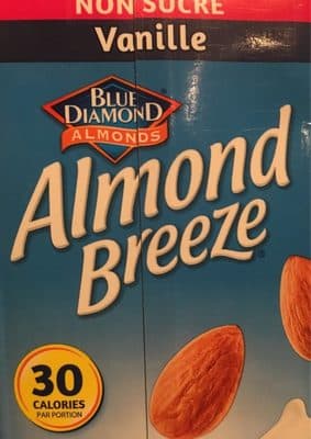 Almond breeze vanillé non sucré