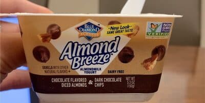 Almond breeze vanilla almondmilk yogurt alternative