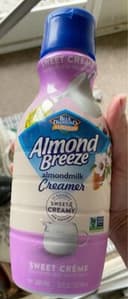 Almond Breeze Almondmilk Creamer Sweet Creme Chilled