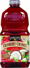 Juice Cocktail From Concentrate, Cranberry, Coconut