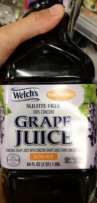 100% concord grape juice