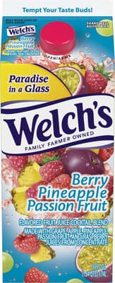 Fruit Juice Cocktail Blend, Berry Pineapple Passion Fruit