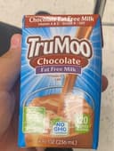 TruMoo chocolate fat free milk