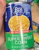 Best Yet Whole Kernal Super Sweet Corn No Salt Added