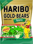 Gold bears gummi candy limited edition apple flavor