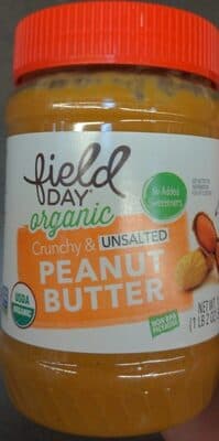 Organic No Salt Easy Peanut Butter Spread