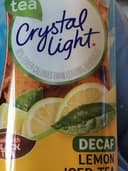 Decaf lemon ice tea