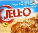 Jello peach peach gelatin dessert mix boxes