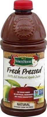 Fresh Pressed 100% All Natural Apple Juice