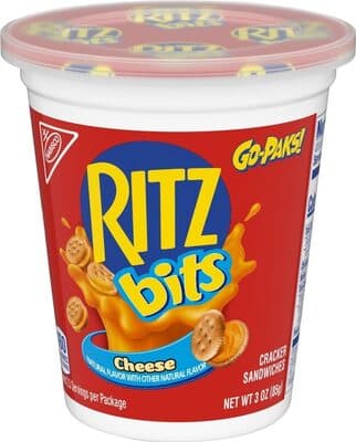 Bits cheese cracker sandwiches go-pak